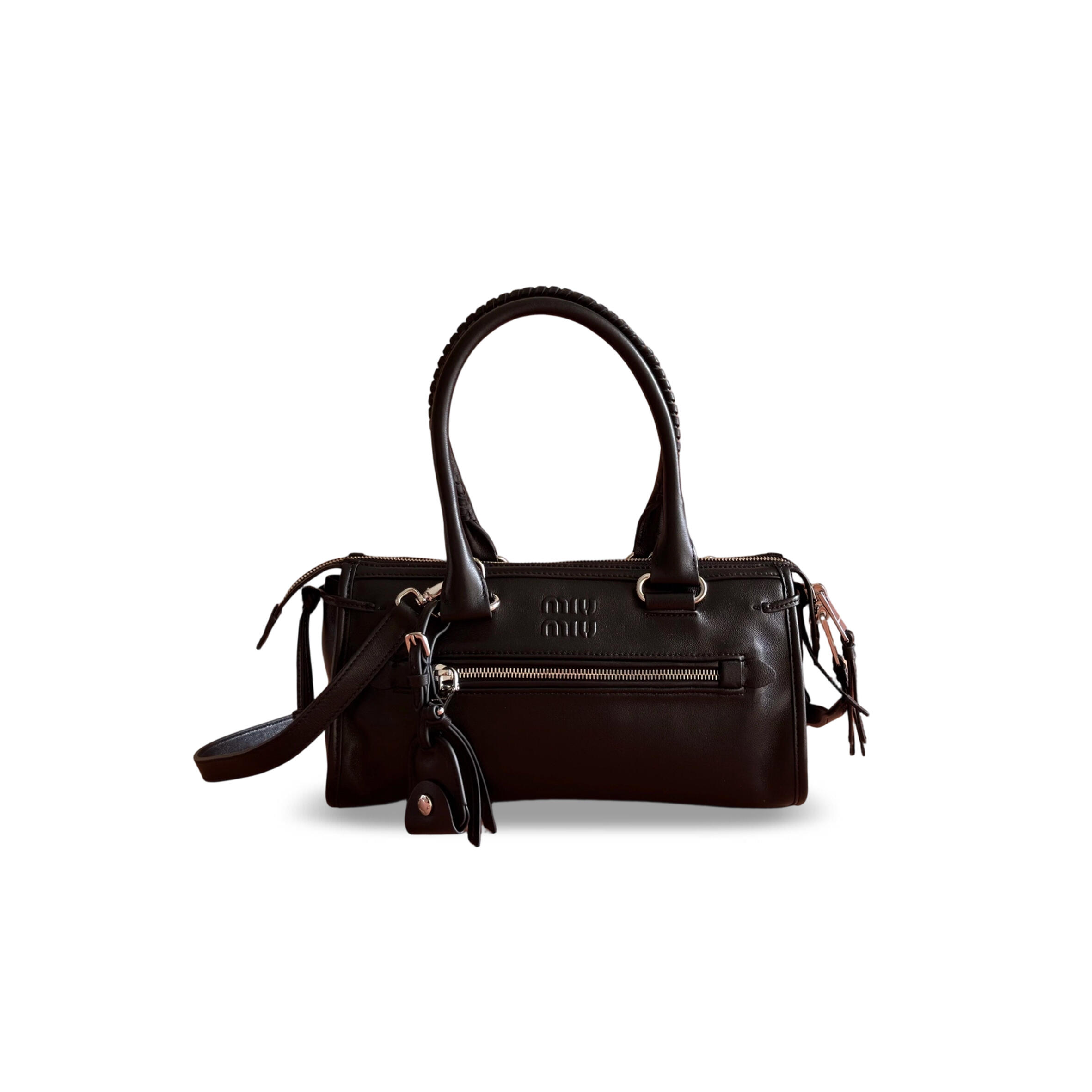MIU MIU LEATHER HANDBAG 5BA332 (30*15*10cm)